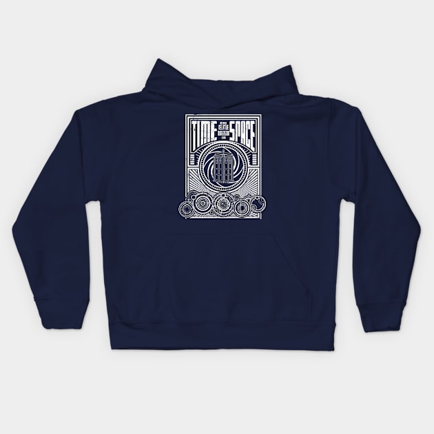 Time and Space Kids Hoodie by Buzatron